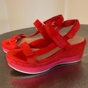 Cole Haan Grand Ambition Ayer Platform Wedge Sandals